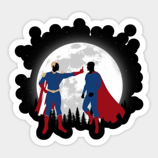 Patriota vs SuperHombre Sticker